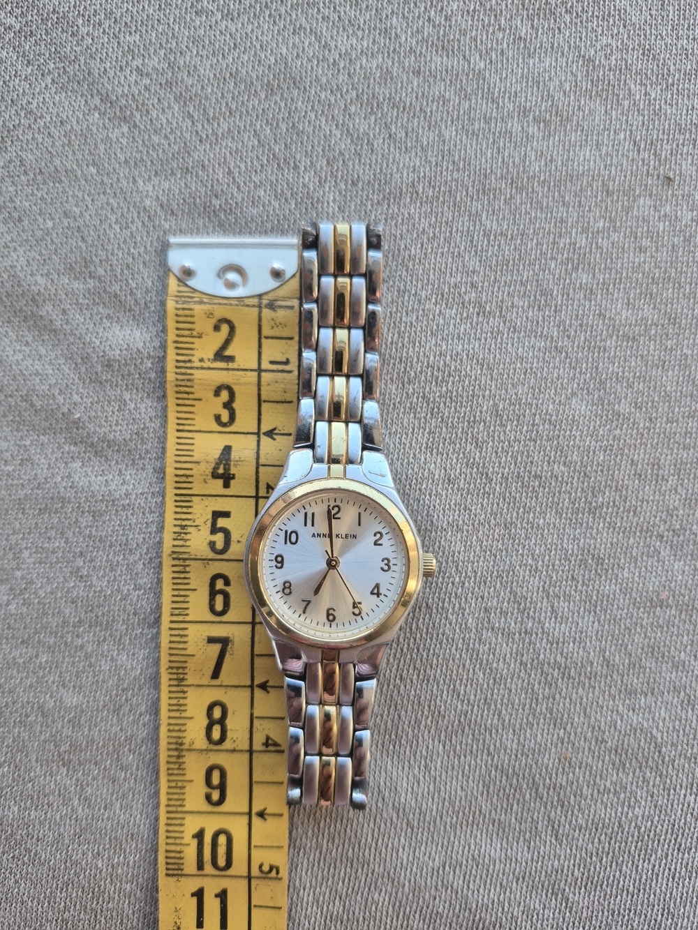 Anne Klein Two-Tone Silver and Gold Women's Bracelet Watch